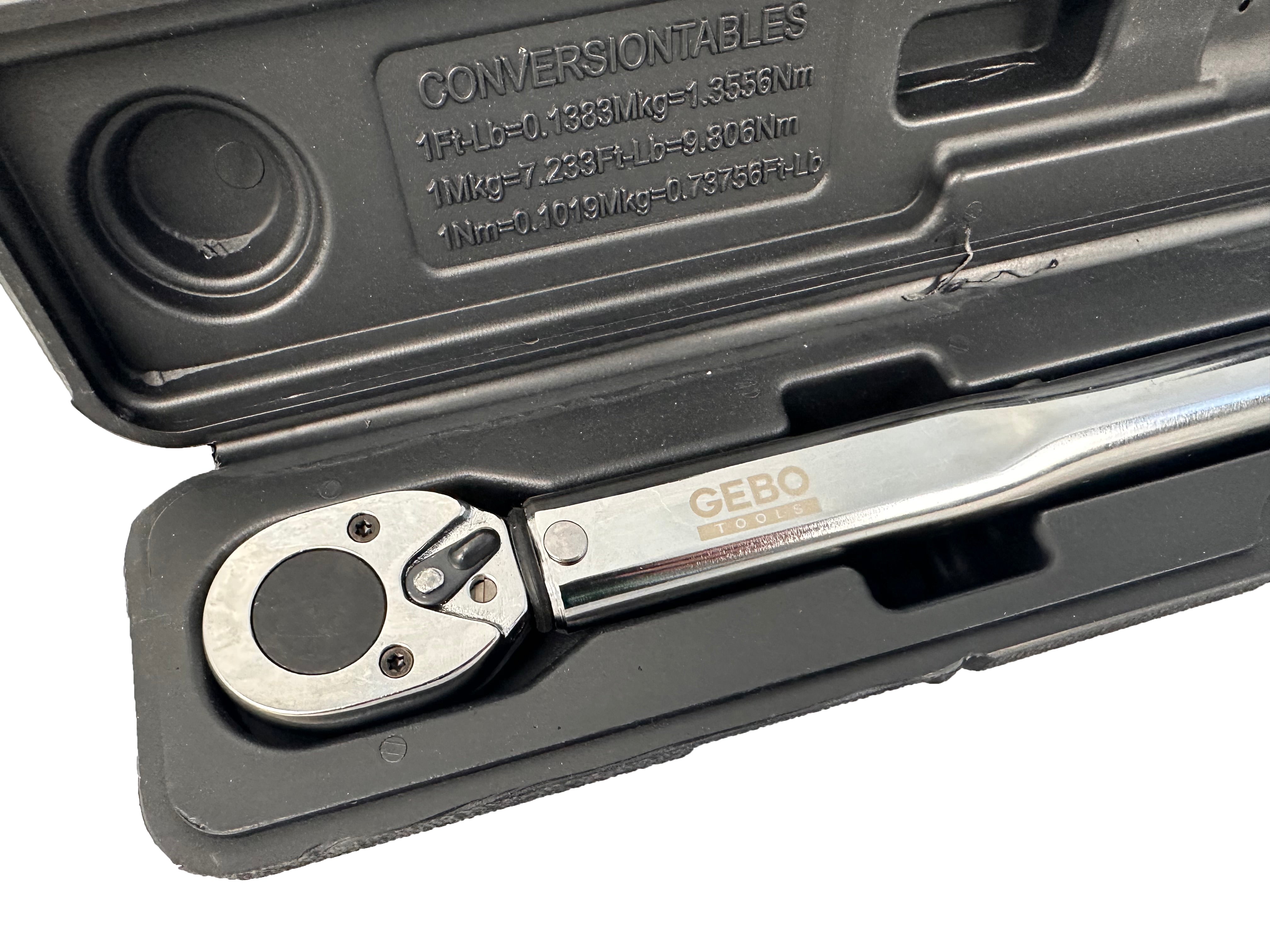 Nyomatékkulcs 3/8" 19-110 NM GEBO TOOLS
