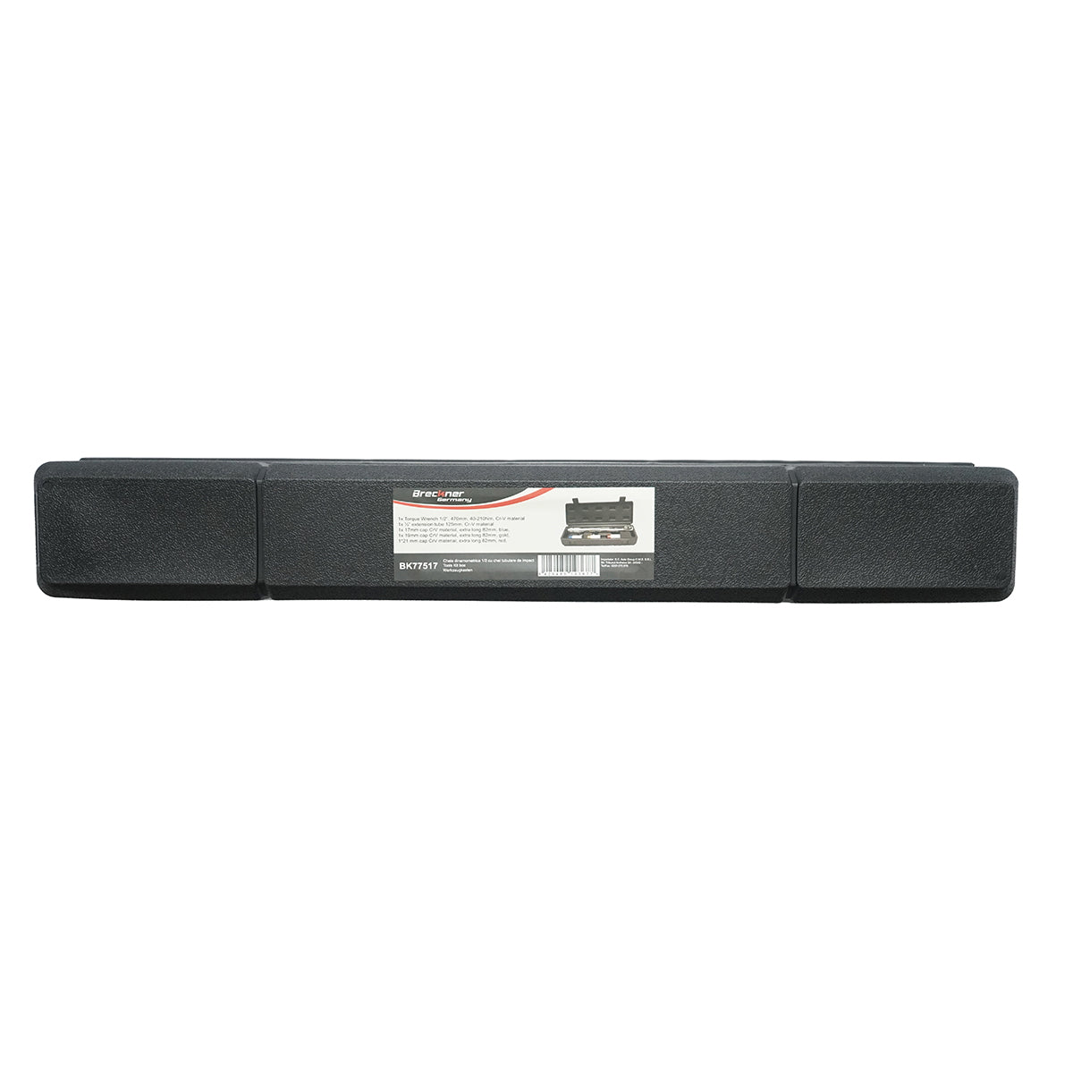 NYOMÓKULCSKÉSZLET 1/2 3 DUGÓKULCCSAL 17, 19, 21 MM NYOMATÉK 40-210 NM BRECKNER GERMANY