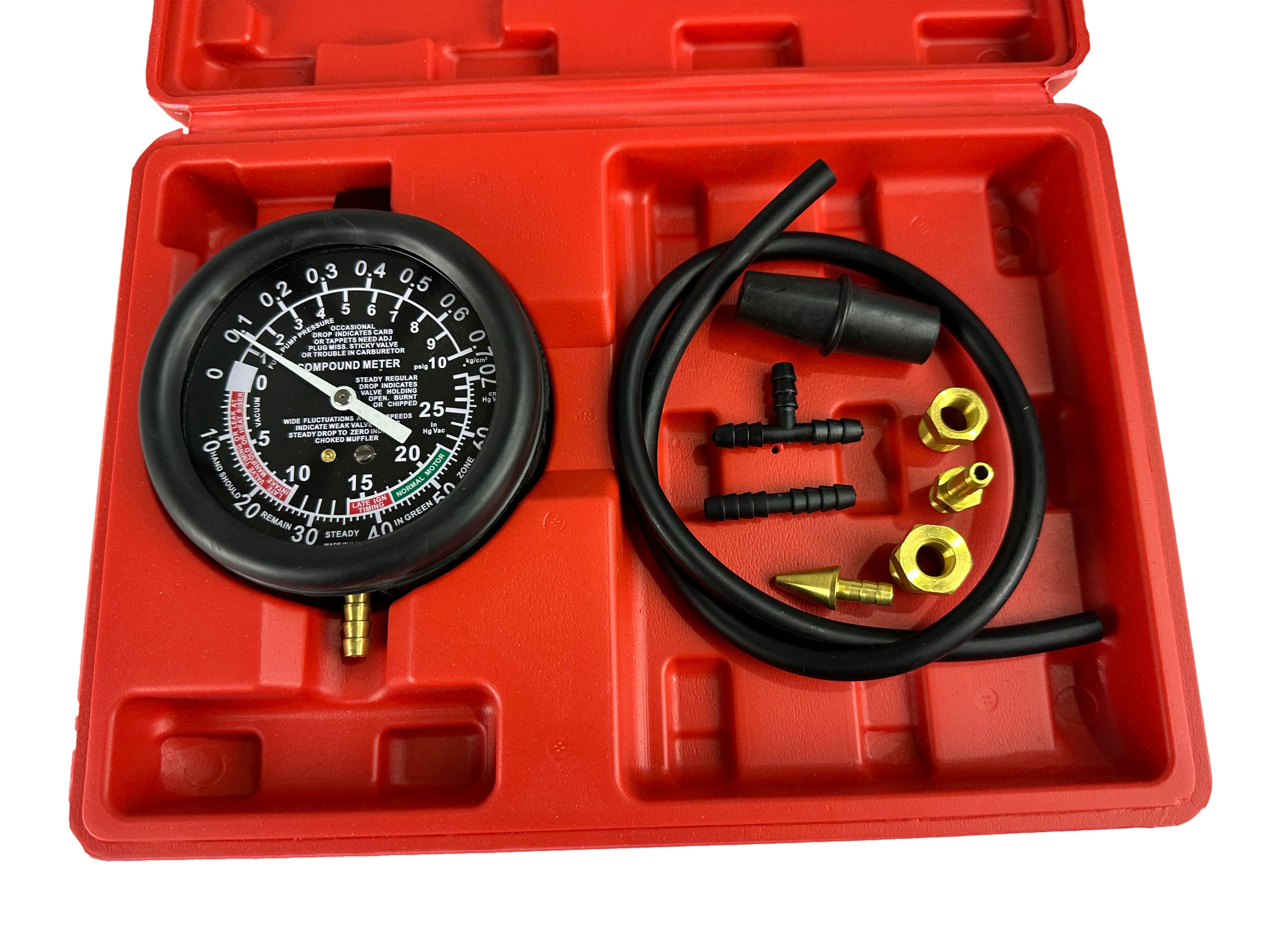 Nyomás- és vákuummérő GEBO TOOLS