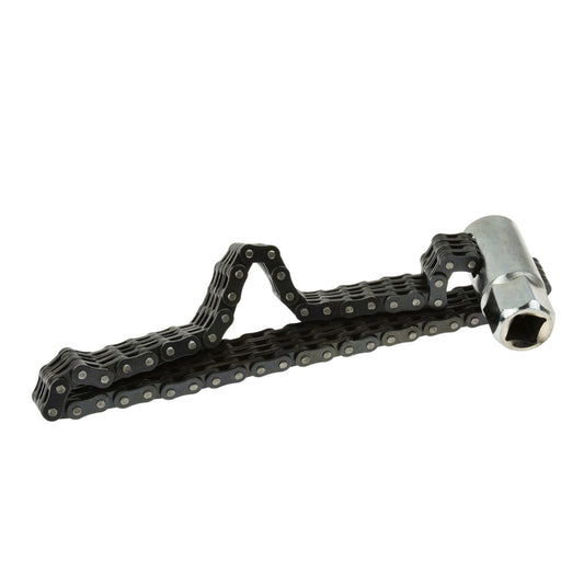 Olajszűrő dugókulcs dupla lánccal 1/2" 24mm