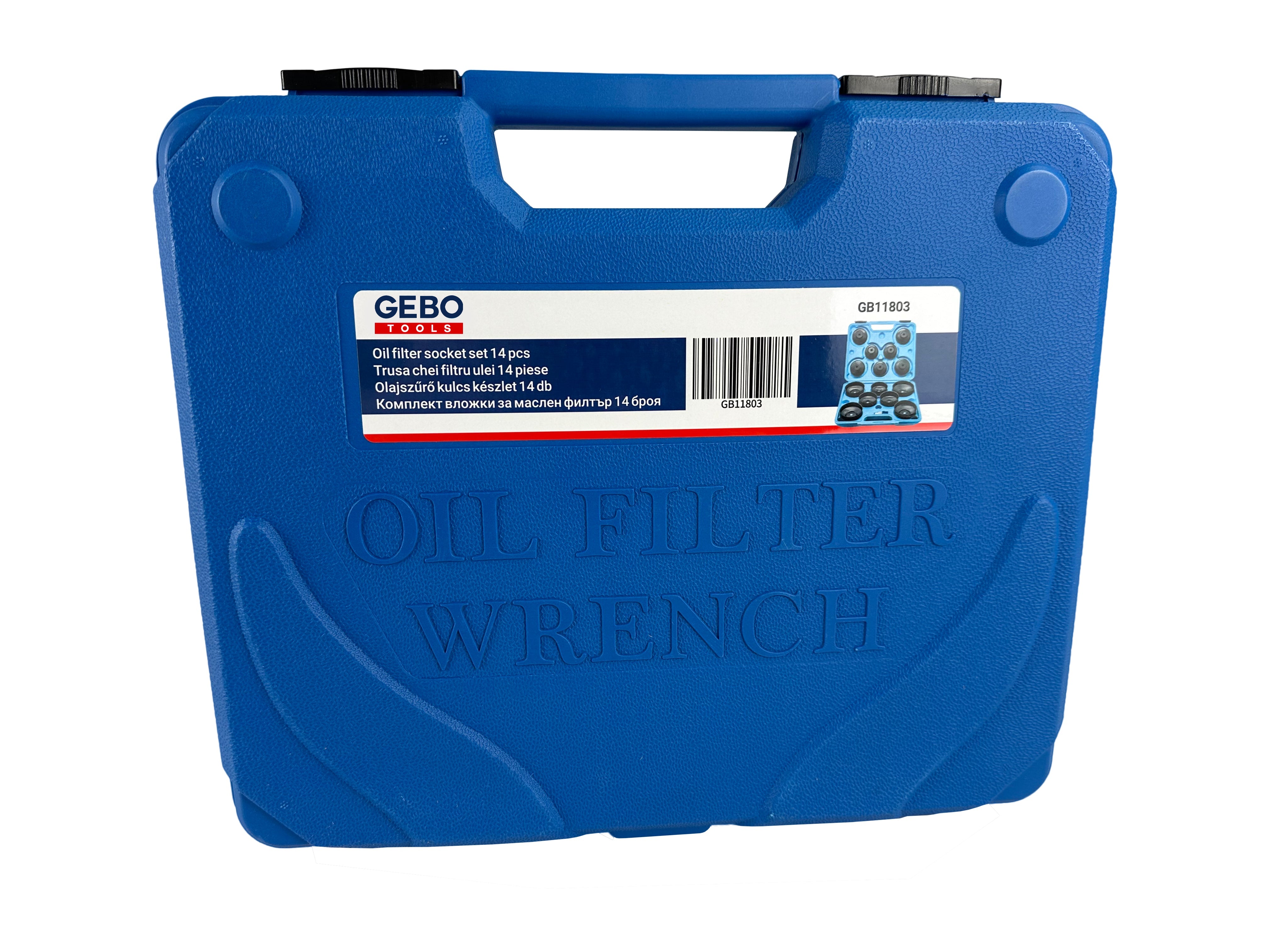 Olajszűrő kulcs készlet 14 db GEBO TOOLS