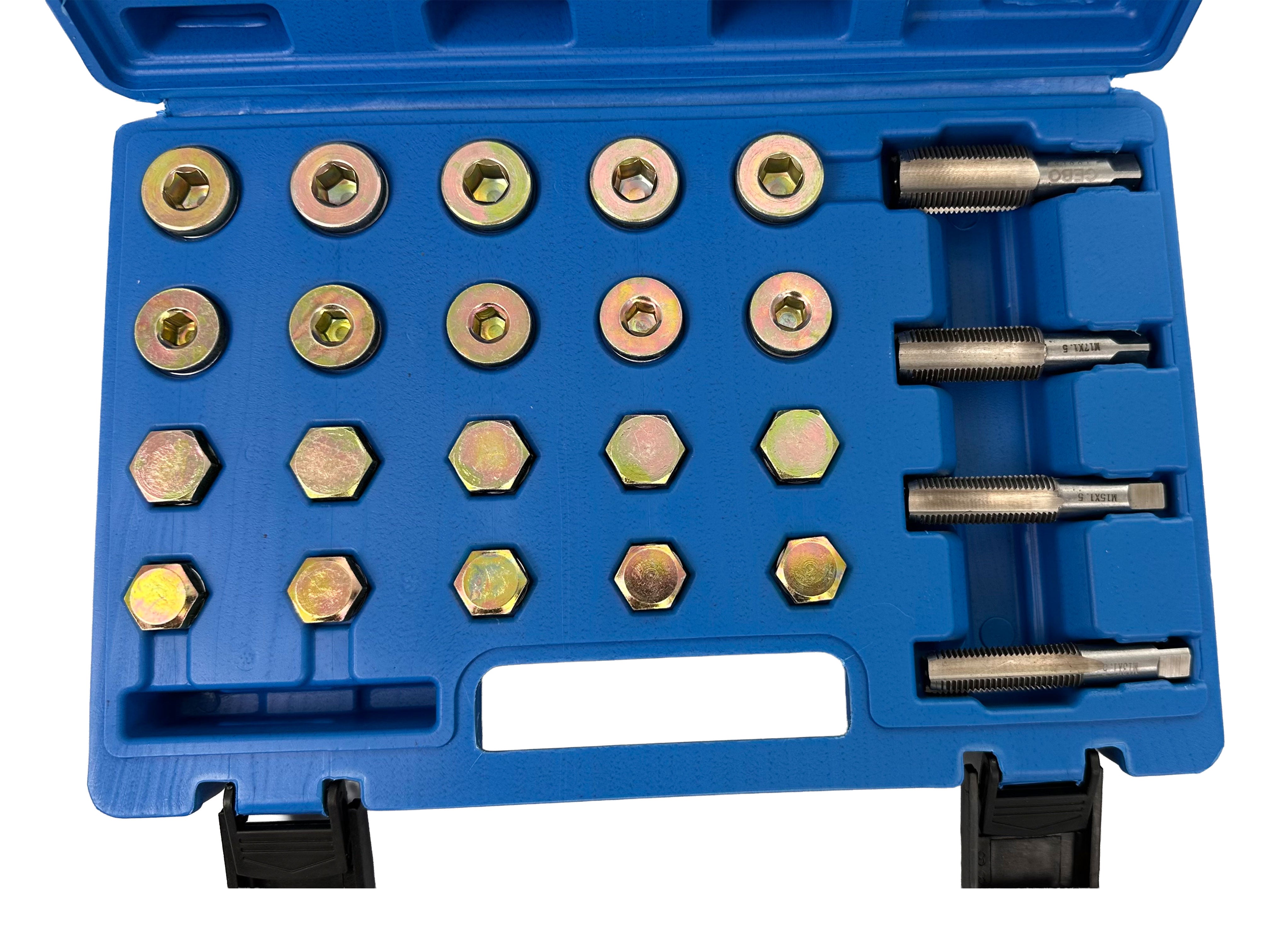 Olajtekn őcsavar javító készlet m13 m15 m17 m20 GEBO TOOLS