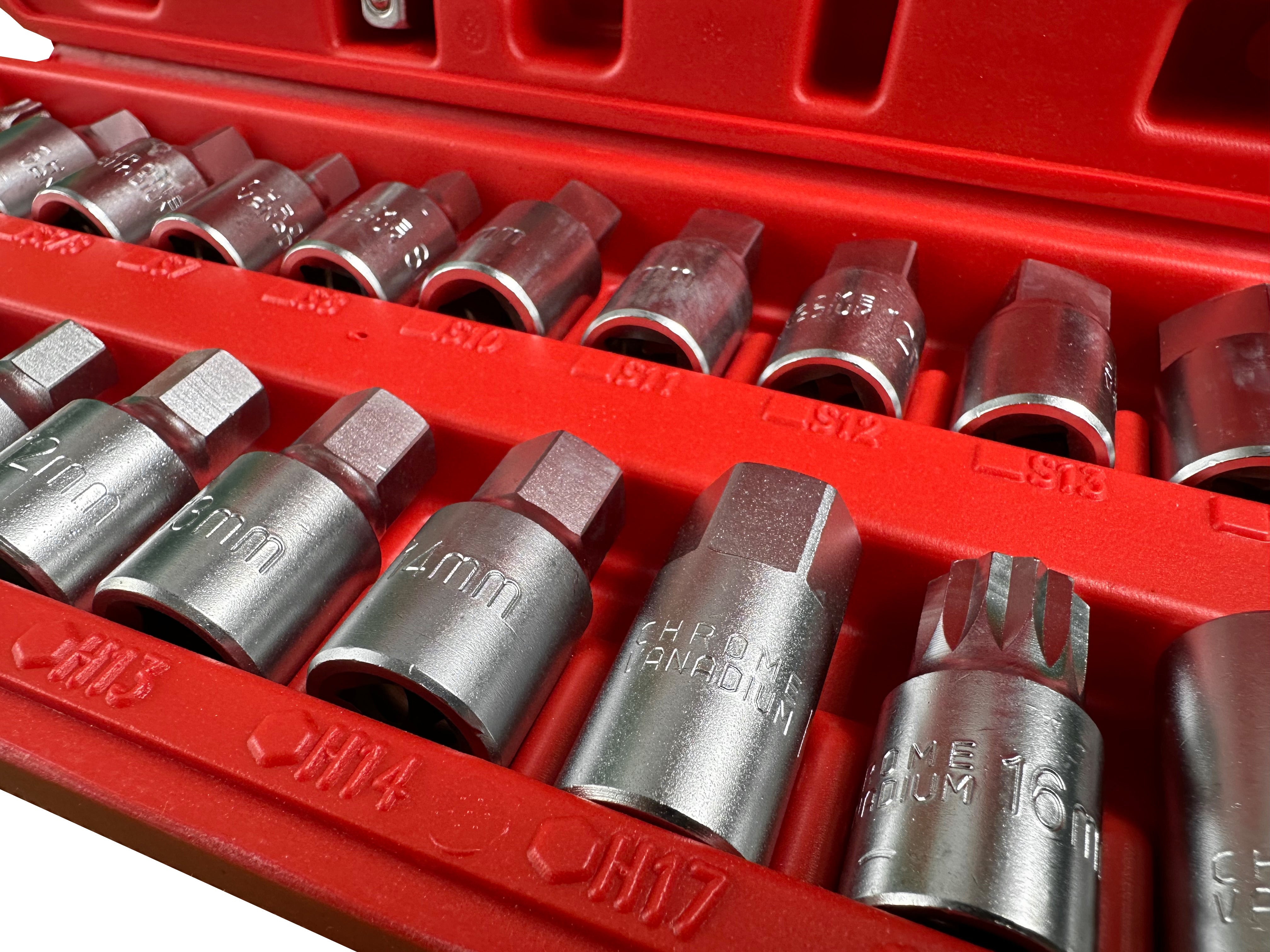 Olajteknő kulcs készlet 21 db GEBO TOOLS