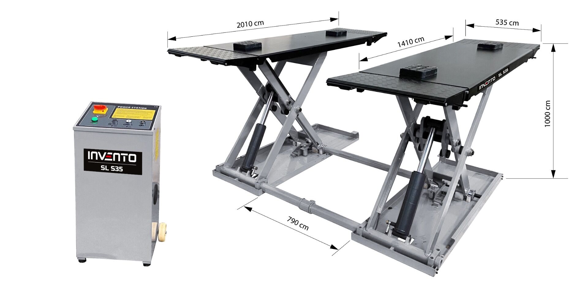 Ollós emelő vulkanizáláshoz 3.5 t 220 v INVENTO