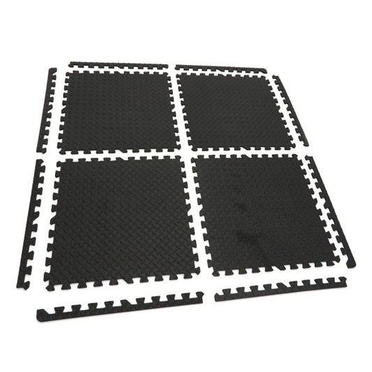 Padlóvédő puzzle habszivacs szőnyeg fekete 4 db 61x61cm HBM MACHINES