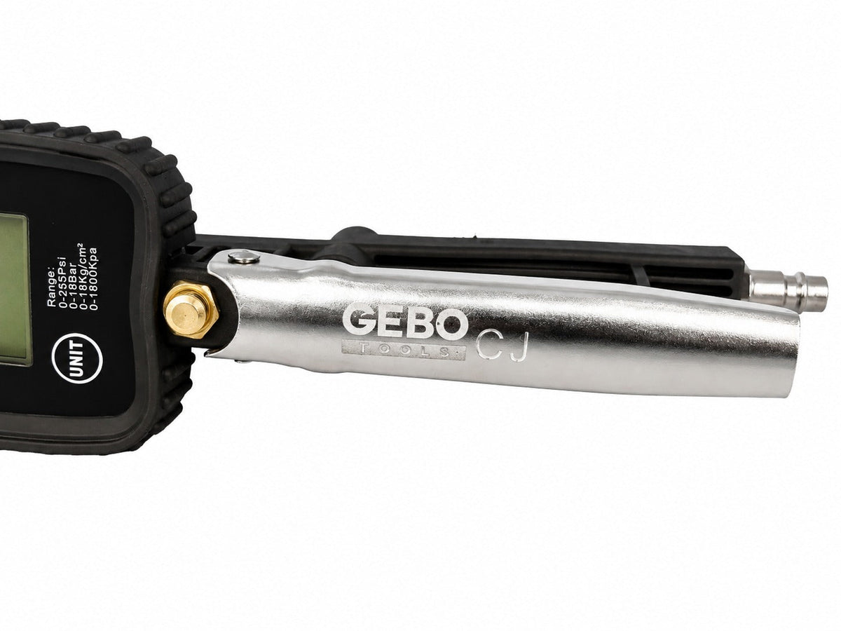 Kerékfújó pisztoly digitális nyomásmérővel 0-255 psi GEBO TOOLS