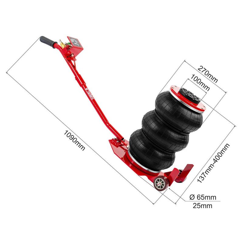 Pneumatikus légpárnás emelő 3.5T 15-38 cm