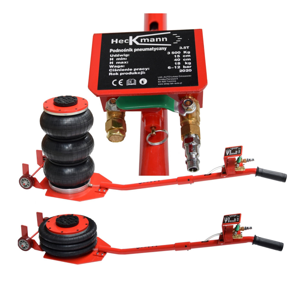 Pneumatikus légpárnás emelő 3.5T 15-40cm