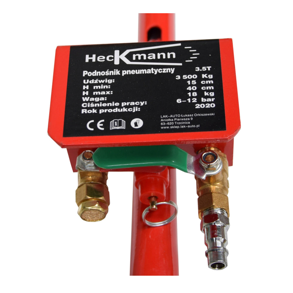 Pneumatikus légpárnás emelő 3.5T 15-40cm