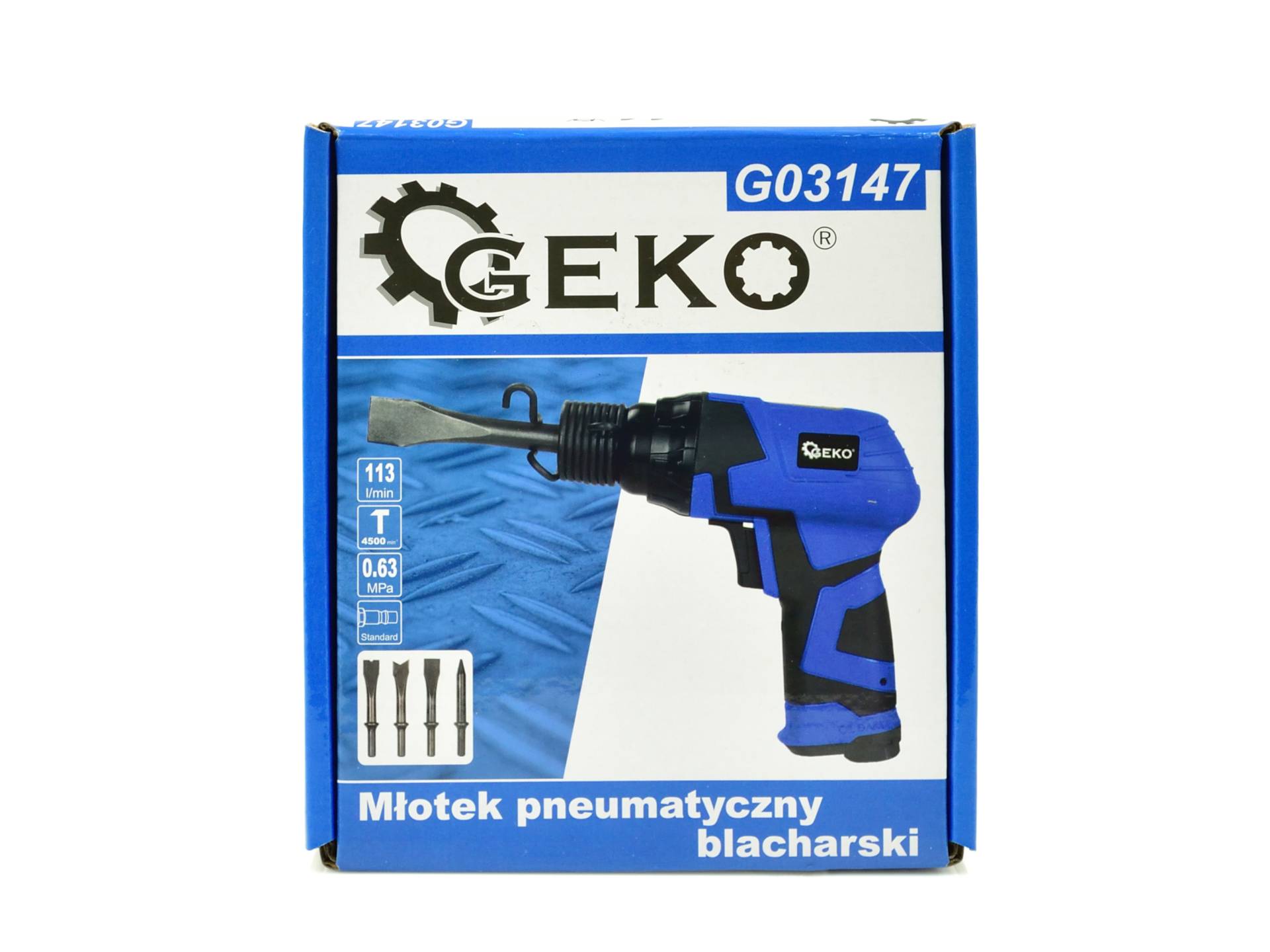 Pneumatikus vésőkalapács 4500 RPM GEKO
