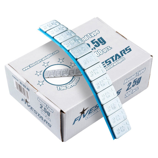 ÖNTAPADÓ CENTÍROZÓ KERÉKSÚLY 2,5 GRAMM - 100 SÁV - 12 DB / SÁV 3KG