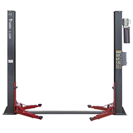 Kétoszlopos - csápos emelő automata zárkioldással 4 t 230 v
