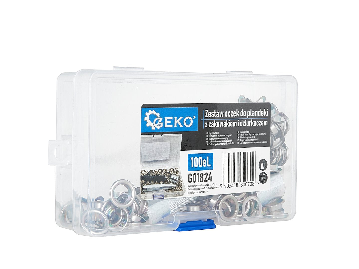 Ponyvakapocs készlet 100 db GEKO