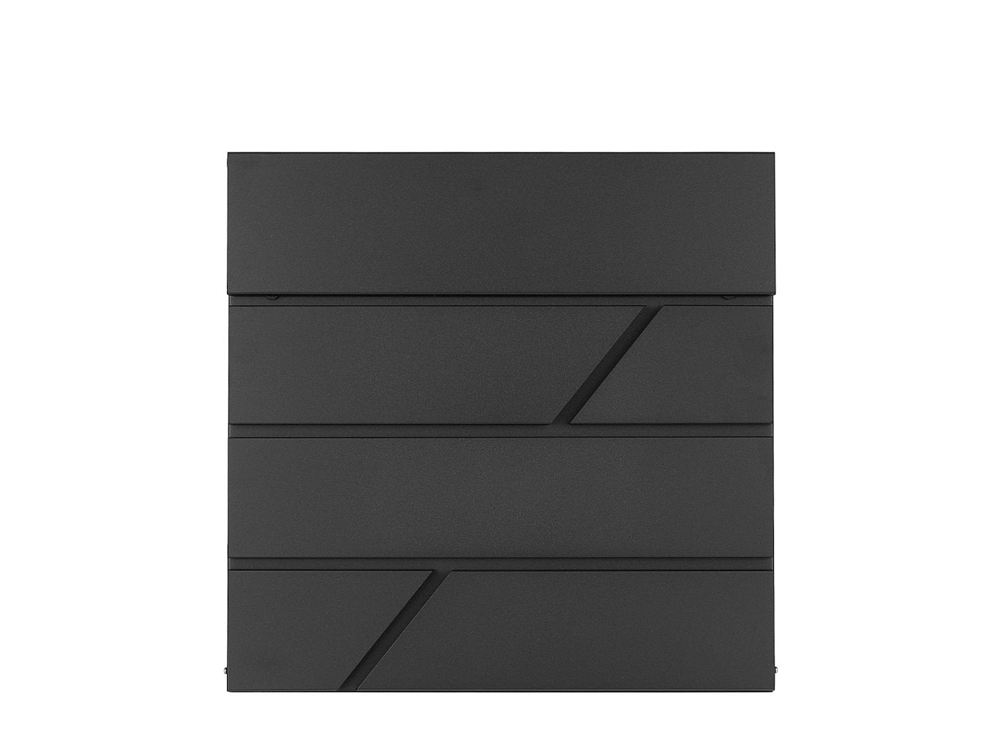 Postaláda újságtartóval antracitszürke 36,7×37×10 cm