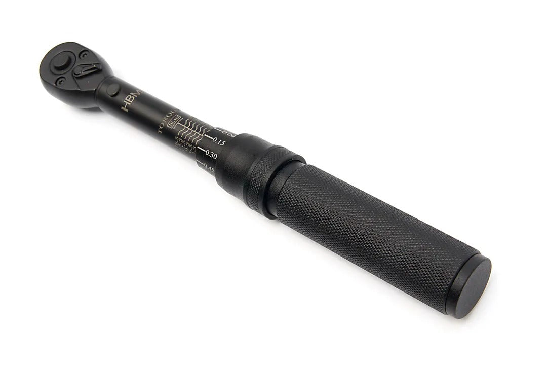 Precíziós nyomatékkulcs készlet 1/4''-os 2-20NM 32 darabos HBM