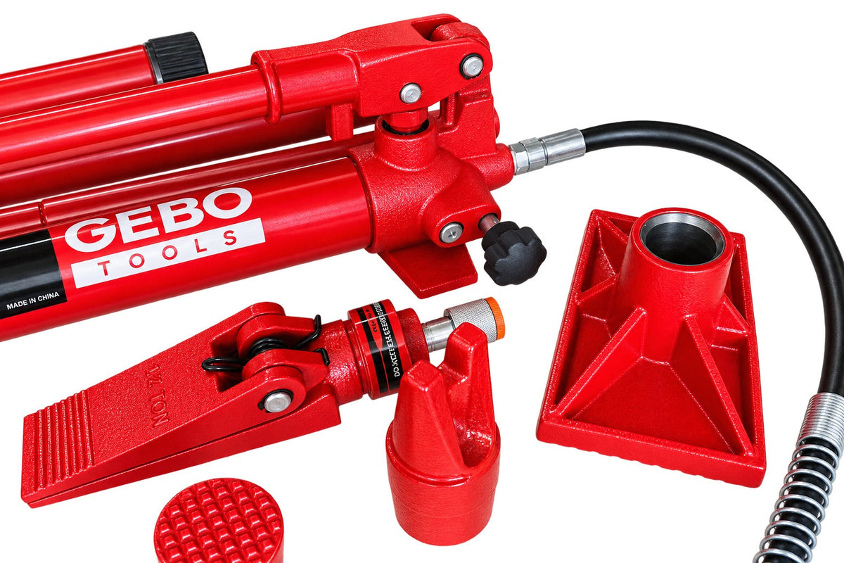 Hidraulikus karosszéria prés készlet 10 t 15 db GEBO TOOLS