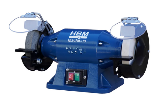 Professzionális asztali csiszoló – köszörűgép 150 mm 500 w HBM MACHINES
