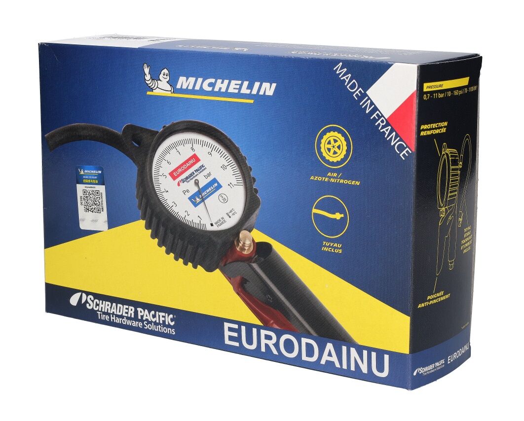 Professzionális kerékfújó pisztoly schrader MICHELIN eurodainu 0-11bar