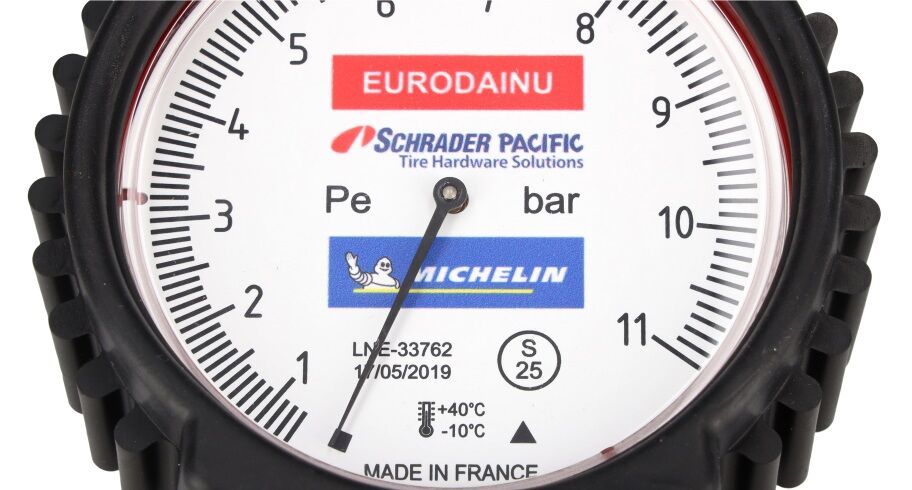 Professzionális kerékfújó pisztoly schrader MICHELIN eurodainu 0-11bar