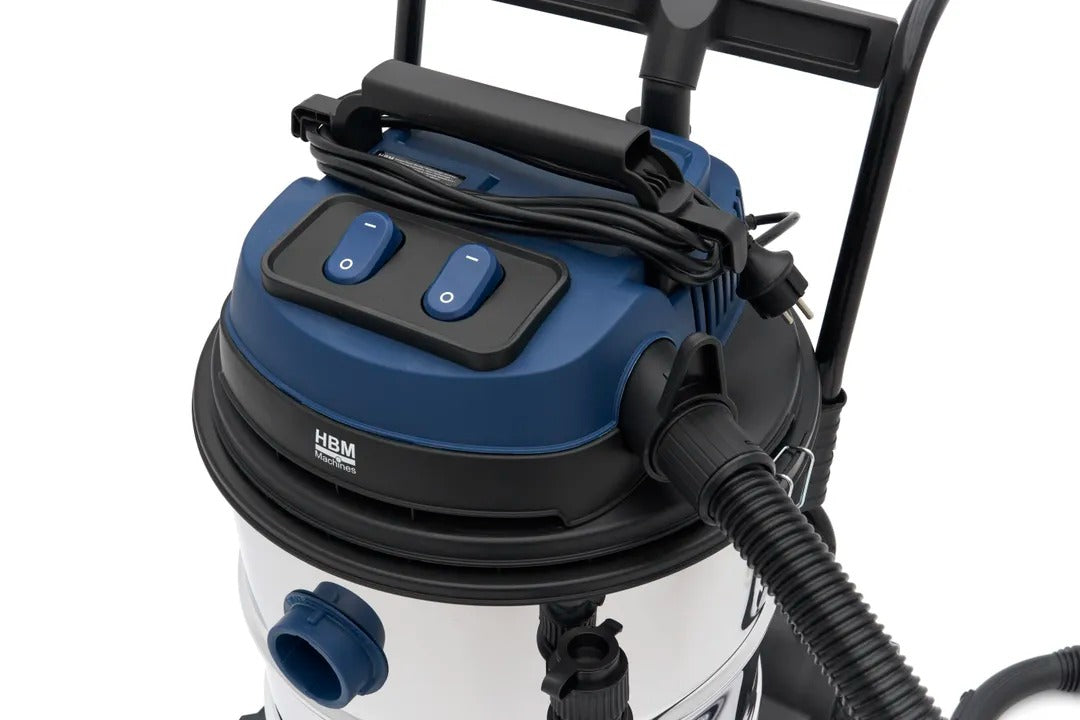 Professzionális nedves/száraz porszívó 2400W, 80L HBM