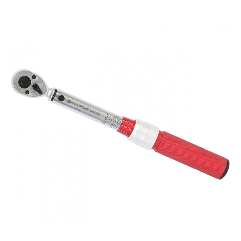 Professzionális nyomatékkulcs 1/4" 5-25NM QUATROS