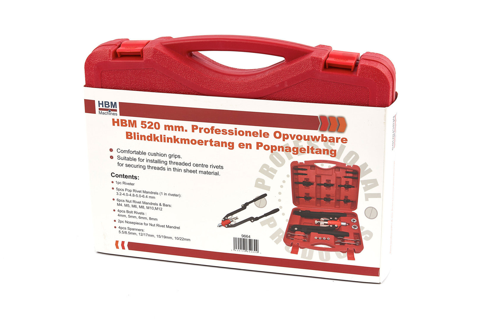 Professzionális szegecselő 520 mm