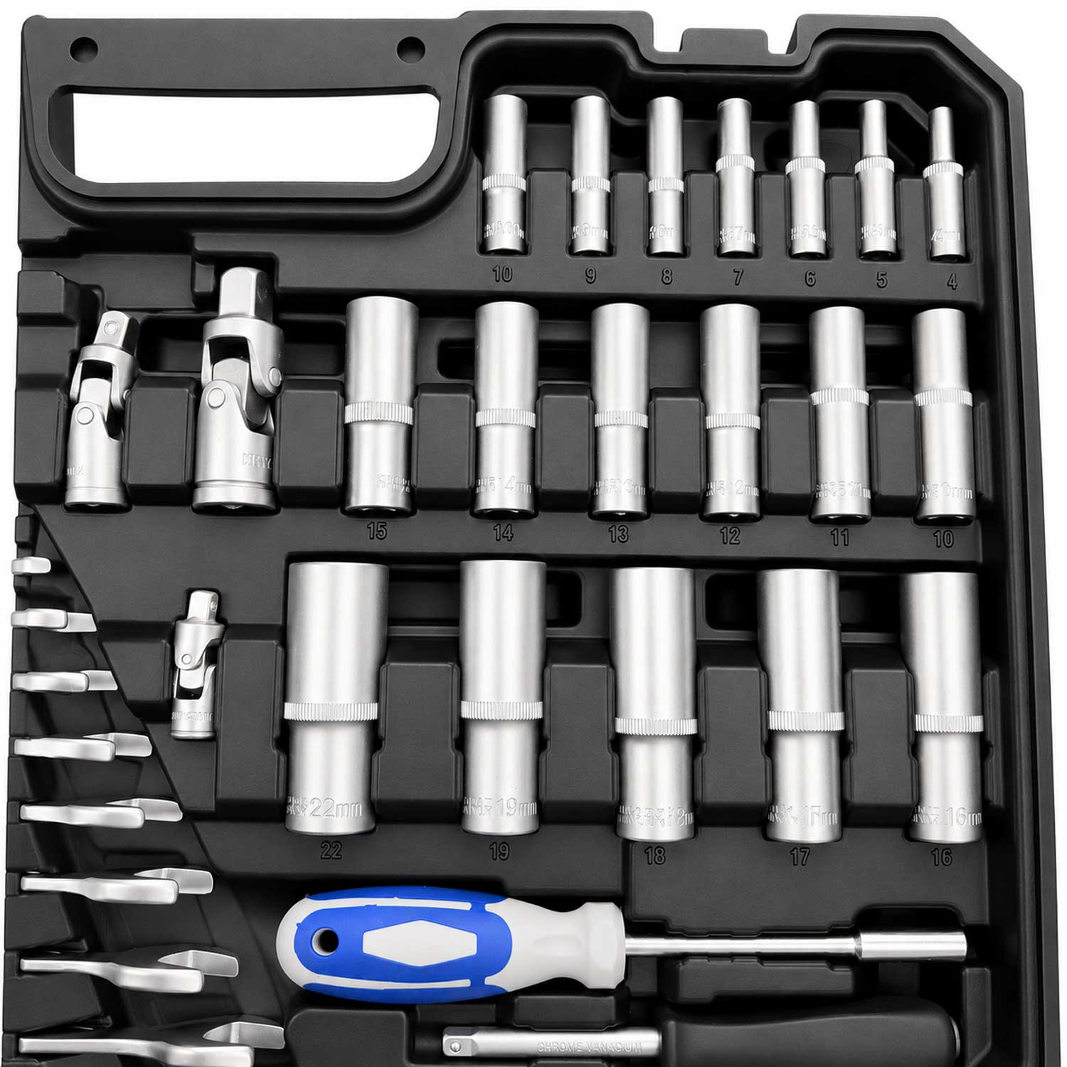Professzionális szerszámos készlet 1/2 3/8 1/4 216 GEBO TOOLS