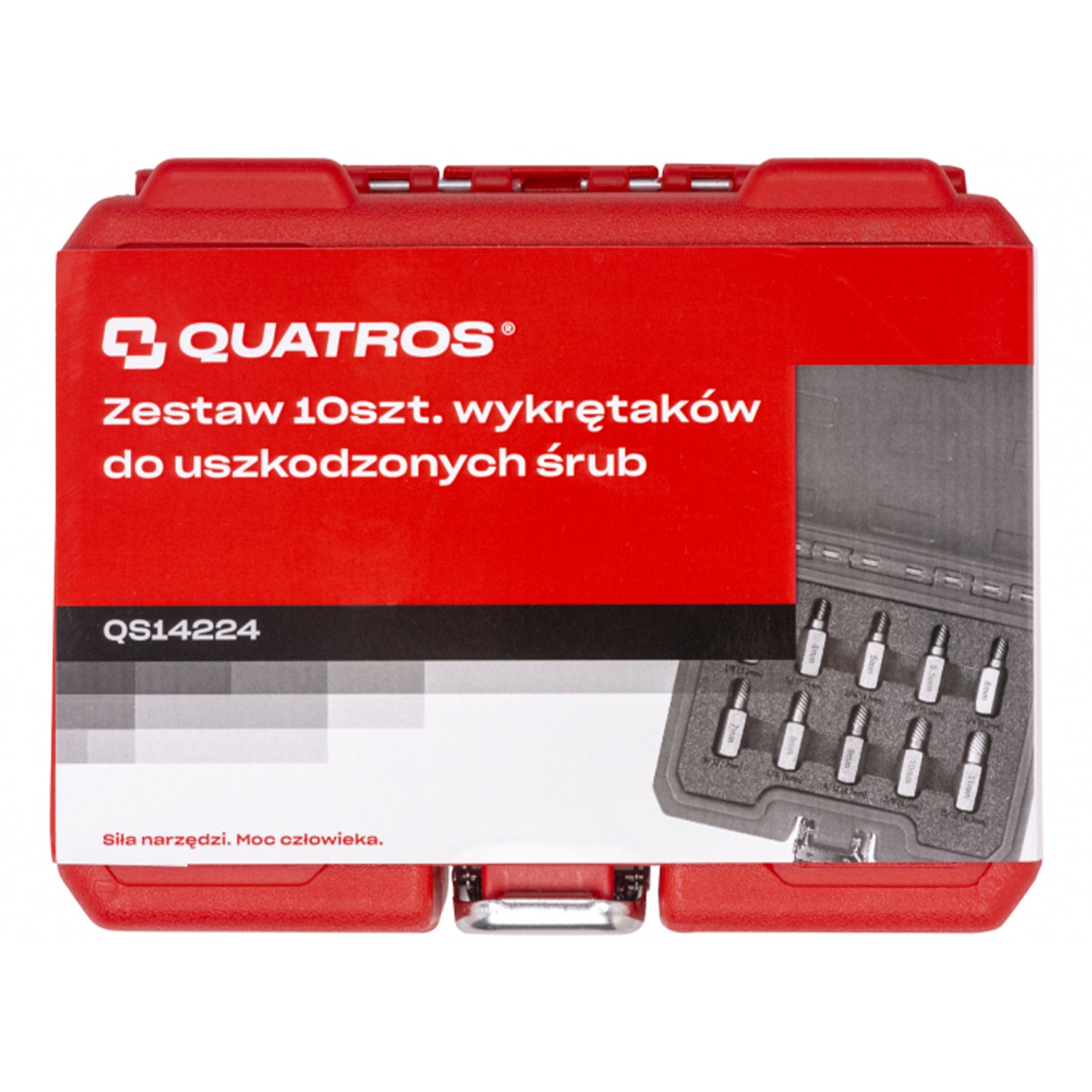 SÉRÜLT CSAVAR ELTÁVOLÍTÓ KÉSZLET 10 DB QUATROS