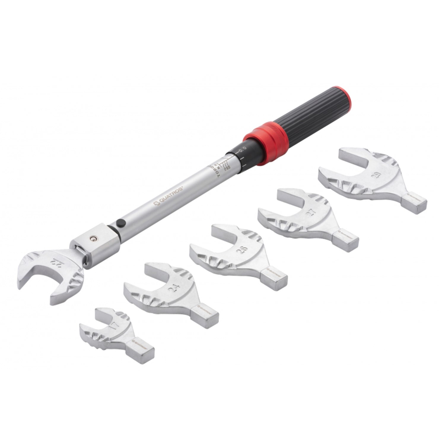 NYOMATÉKKULCS CSERÉLHETŐ FEJEKKEL 10–75 NM 7 DB QUATROS
