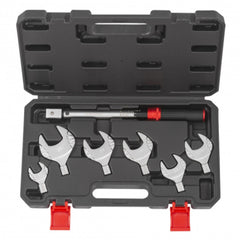 NYOMATÉKKULCS CSERÉLHETŐ FEJEKKEL 10–75 NM 7 DB QUATROS