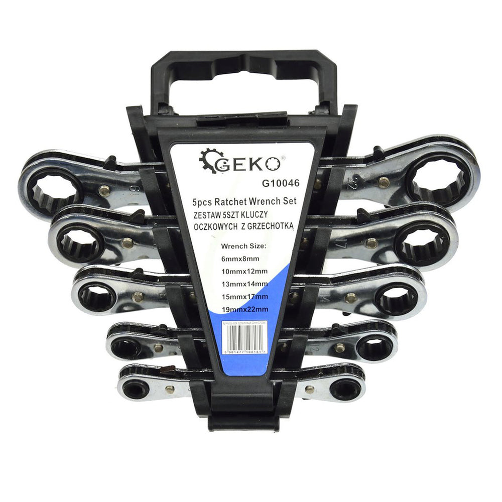 Racsnis csillagkulcs készlet 6–22 mm 5 db GEKO