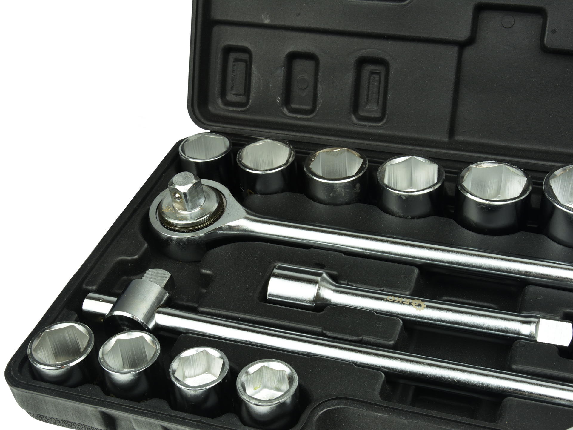 Racsnis dugókulcs készlet 3/4 19-50mm GEKO
