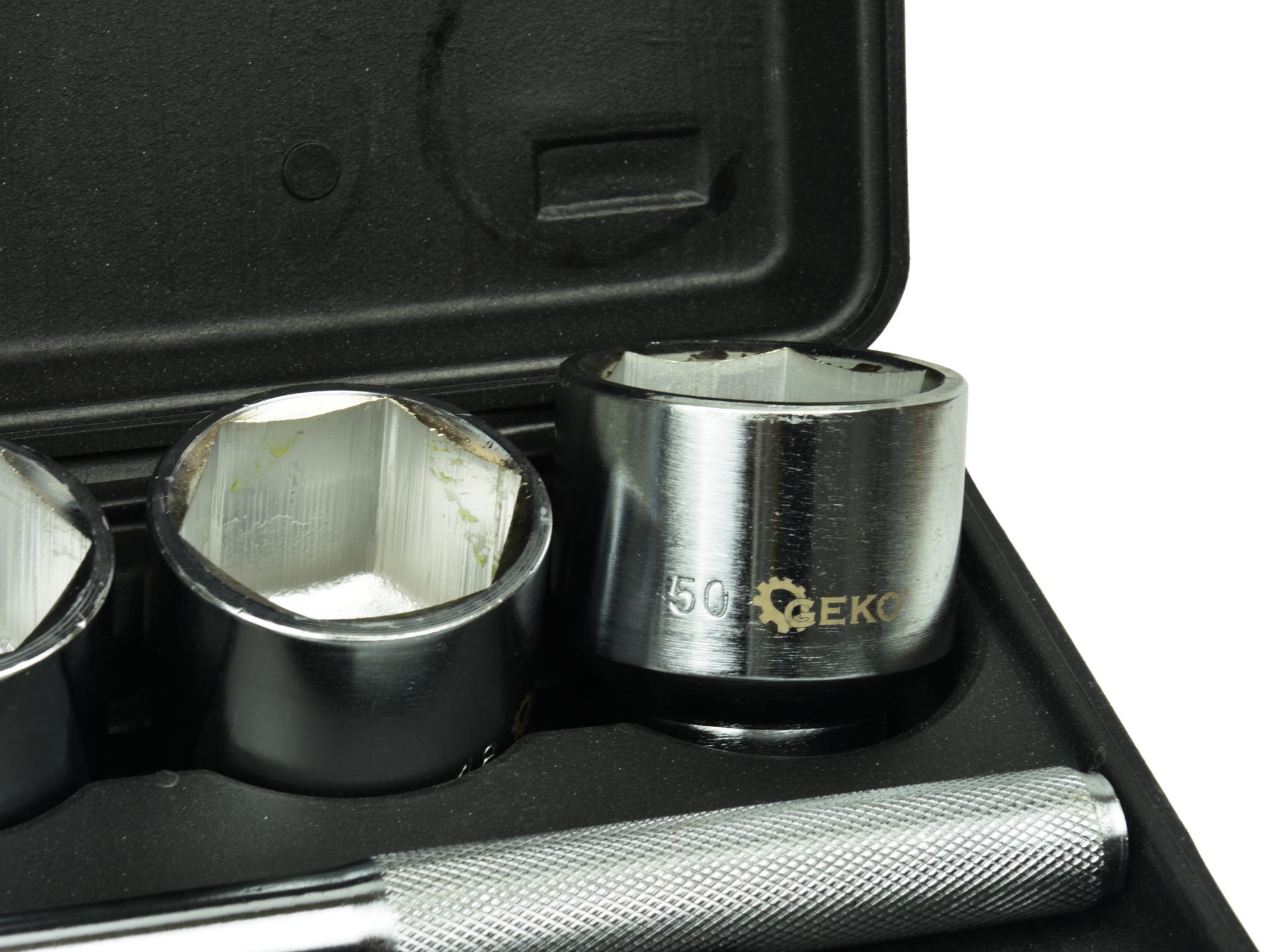 Racsnis dugókulcs készlet 3/4 19-50mm GEKO