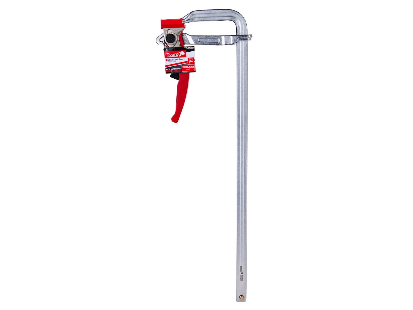Racsnis gyorsrögzítő asztalos szorító 500x120 mm GEKO