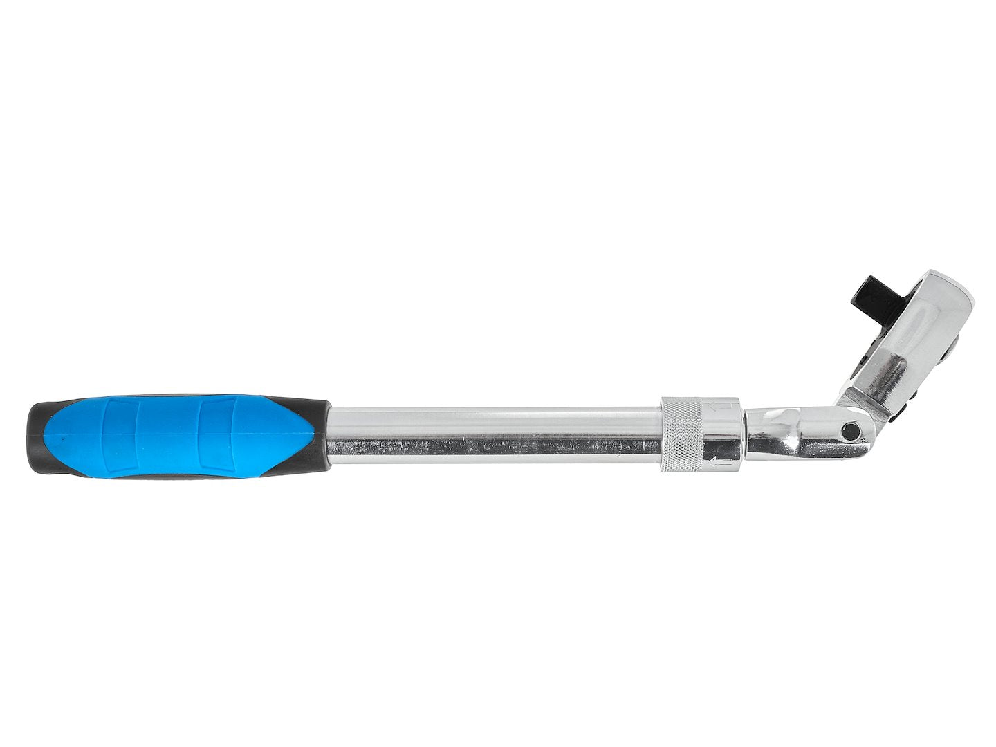 Racsnis hajtókar 1/2" teleszkópos nyéllel 370-510 mm és csuklós fejjel