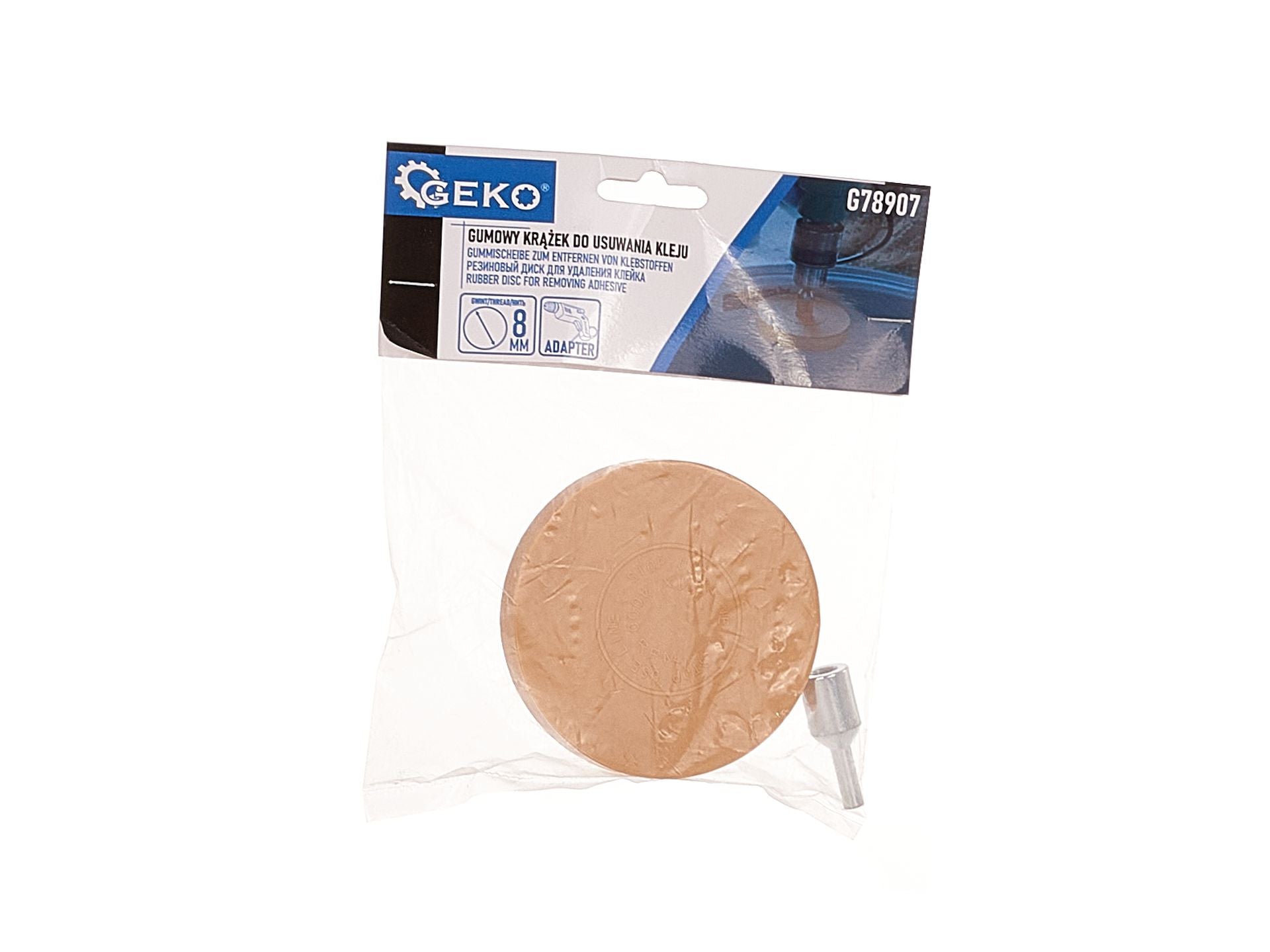 Ragasztó eltávolító gumikorong 90mm GEKO