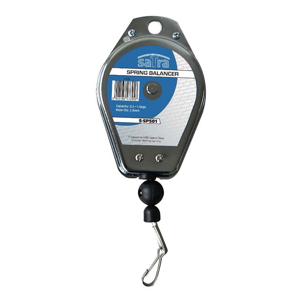 Rugós kiegyensúlyozó behúzható kábellel 0.5-1.5kg kábelhossz 1.7m SATRA