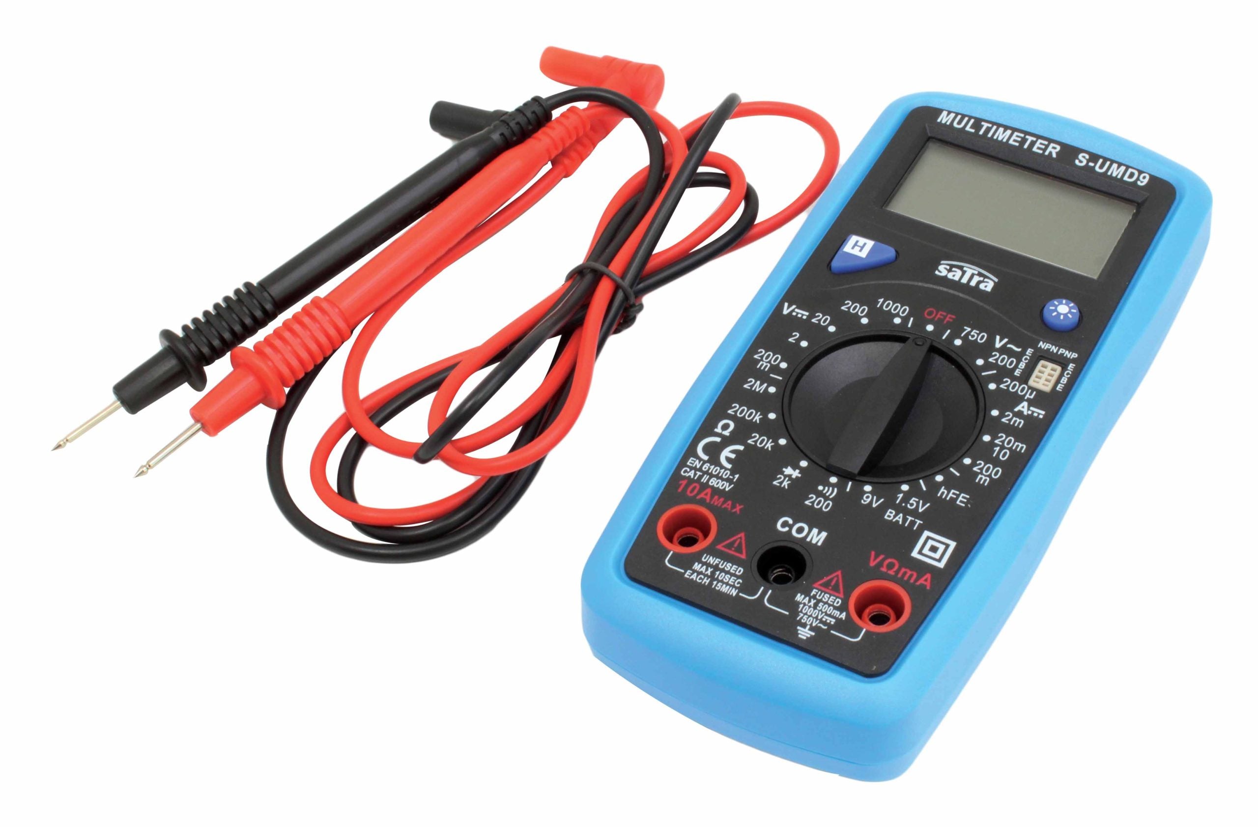 Satra digitális multiméter ac 200-750v dc 200mv-200ma 200ua-200ma