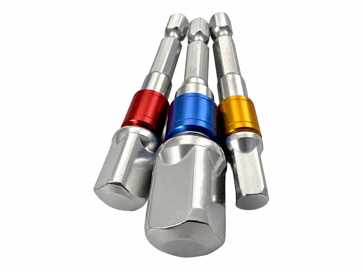 Bit adapter készlet hexagonális 3Db 1/4 3/8 1/2