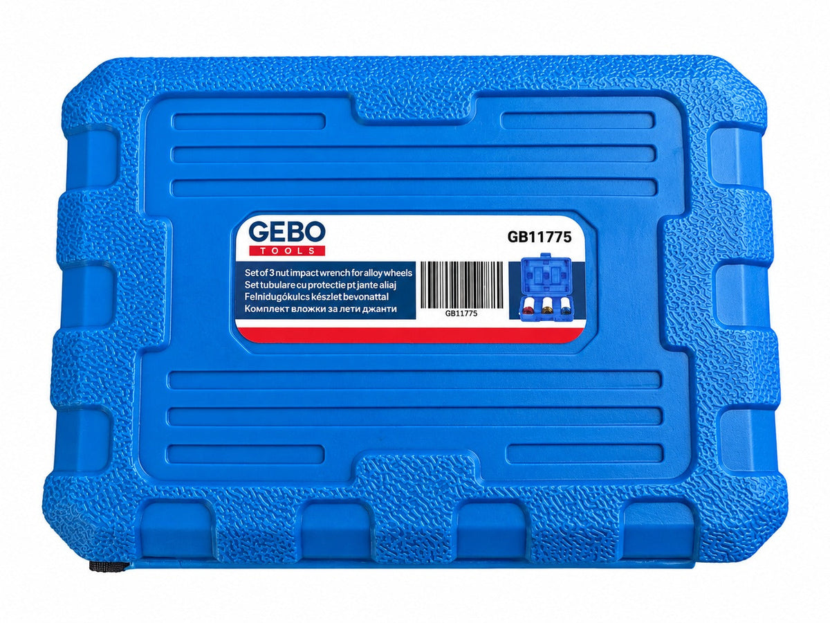 Felni dugókulcs készlet alumínium felnikhez bevonattal 7 19 21 mm GEBO TOOLS
