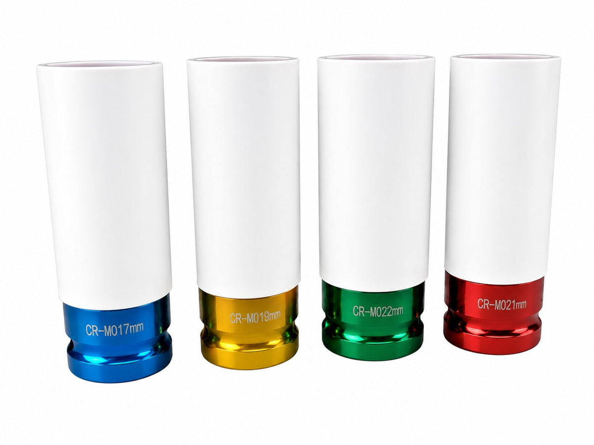 4 db dugókulcs készlet könnyűfém keréktárcsákhoz 1/2 17-22mm GEBO TOOLS