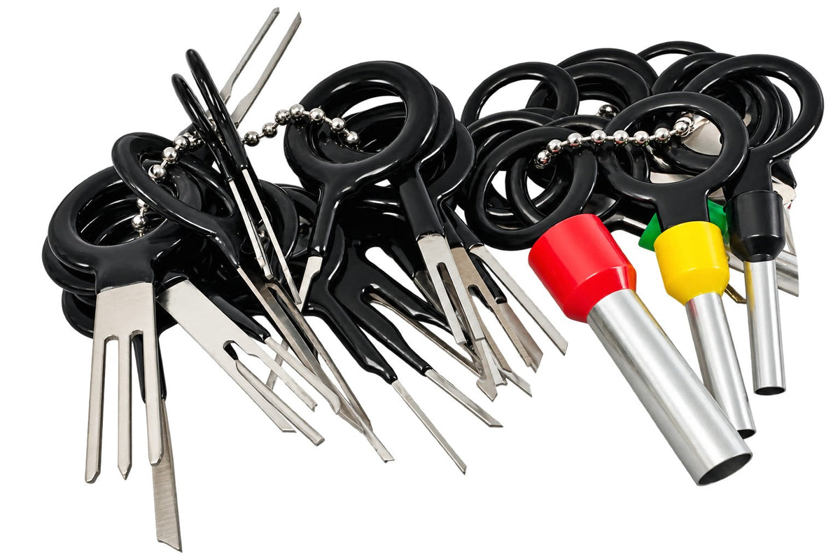 Terminál eltávolító - autó csatlakozó szerelő készlet 38 db GEBO TOOLS