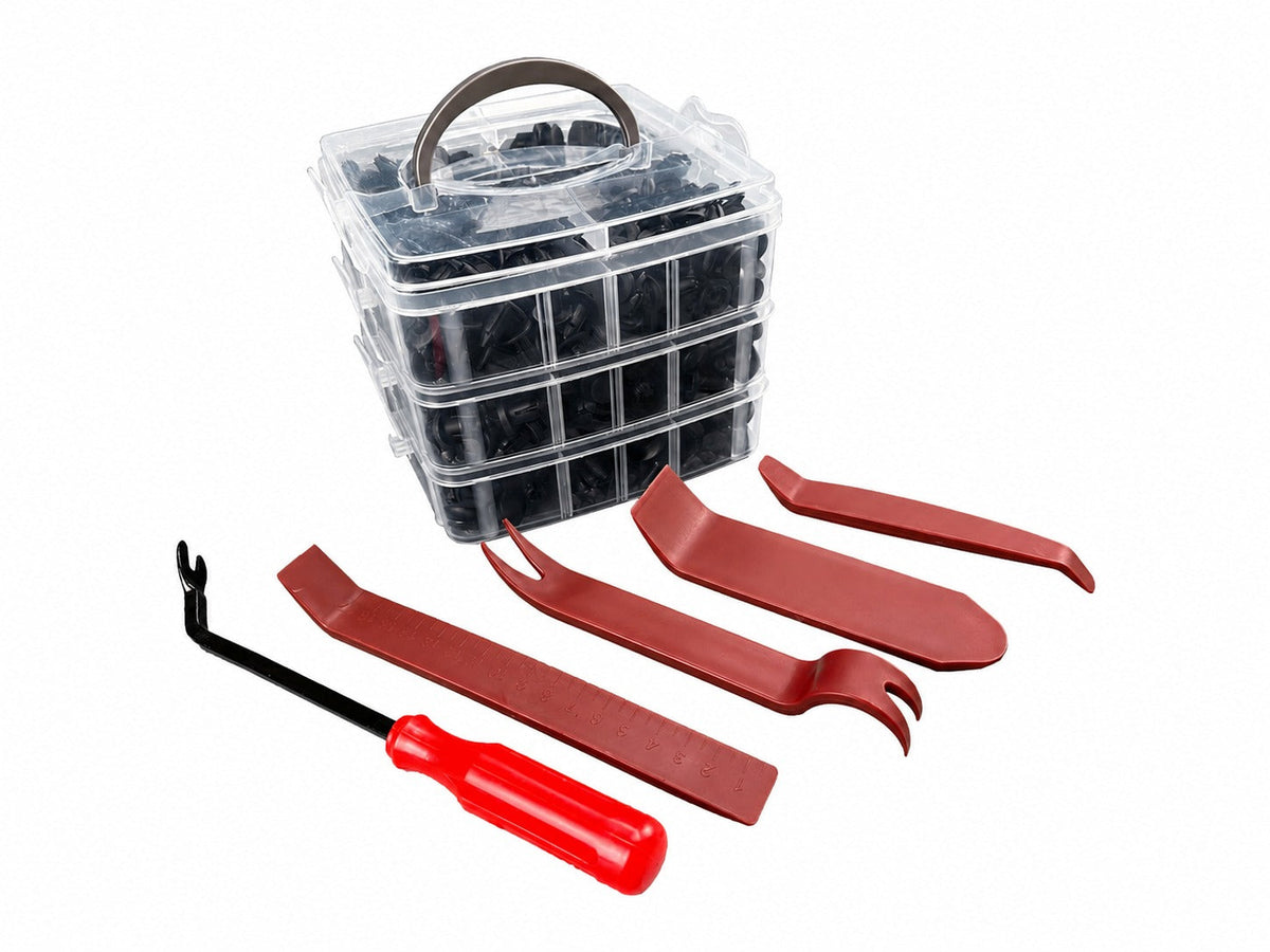 Kárpit patent eltávolító és univerzális patent készlet 620 db GEBO TOOLS