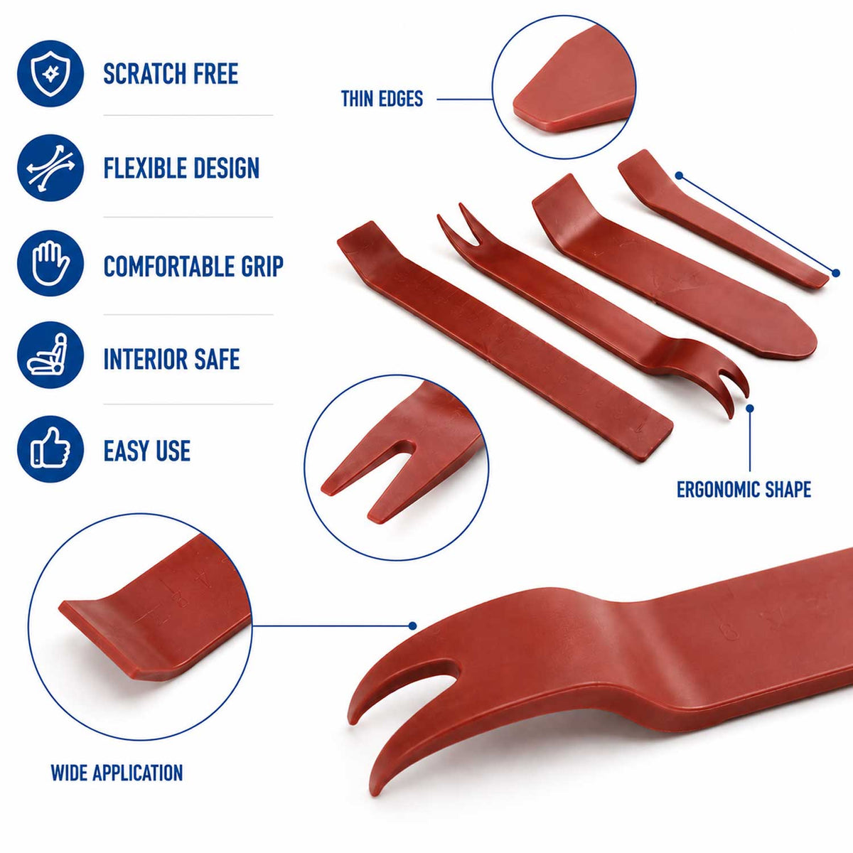 Kárpit patent eltávolító és univerzális patent készlet 620 db GEBO TOOLS