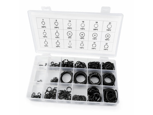 Külső SEEGER biztosíték készlet 300 db GEBO TOOLS