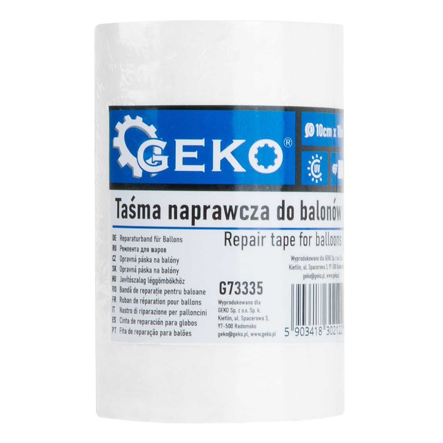 Silófólia javító ragasztószalag uv-védelemmel 10 cm x 10 m fehér