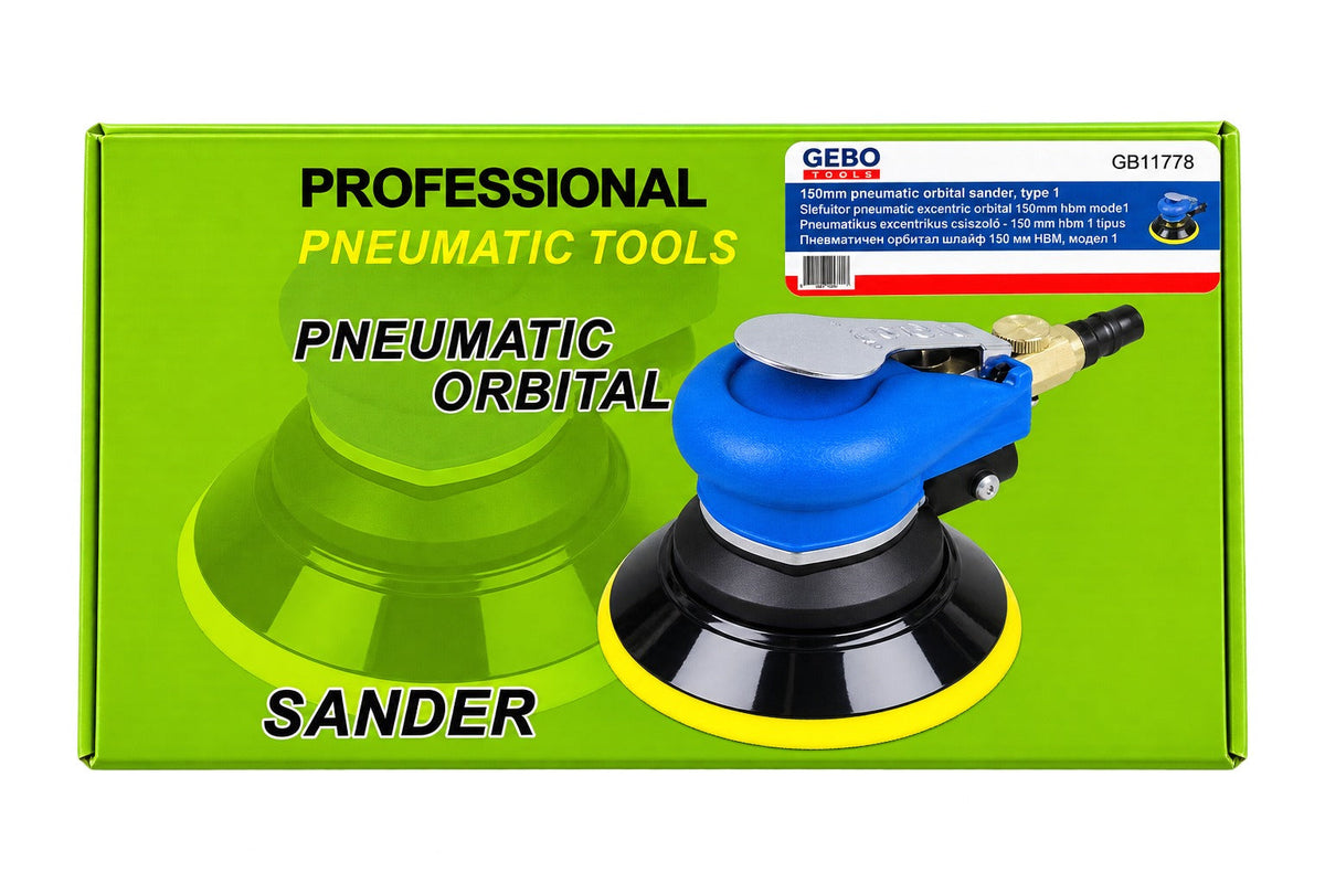 Pneumatikus excentrikus csiszoló - 150 mm 1 típus GEBO TOOLS