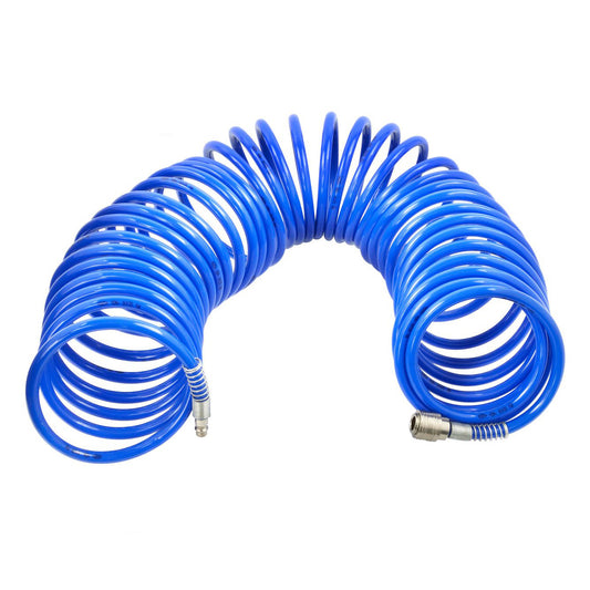 Spirális légtömlő gyorscsatlakozóval 20m 8x12mm