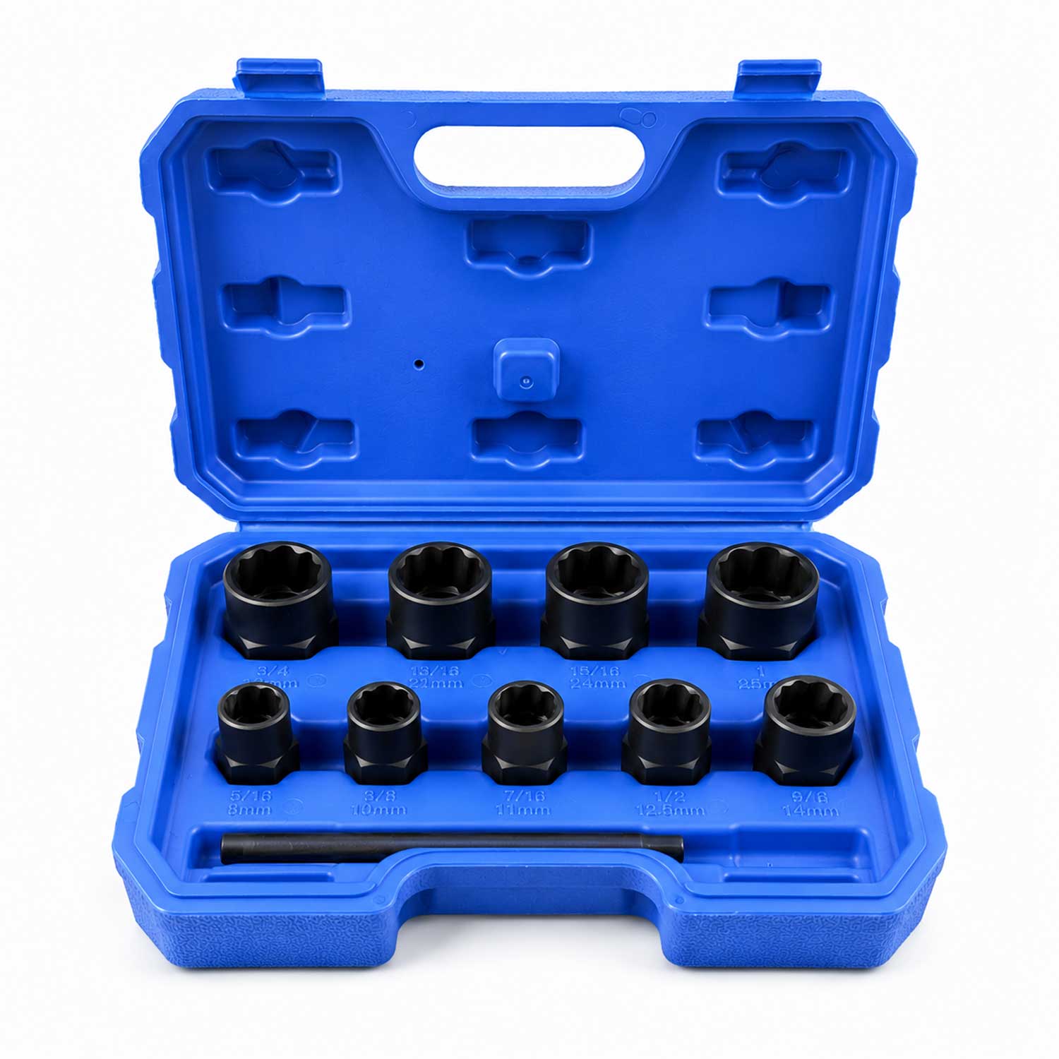 Sérült csavarhoz dugókulcs készlet 9-19 mm 11 db GEBO TOOLS
