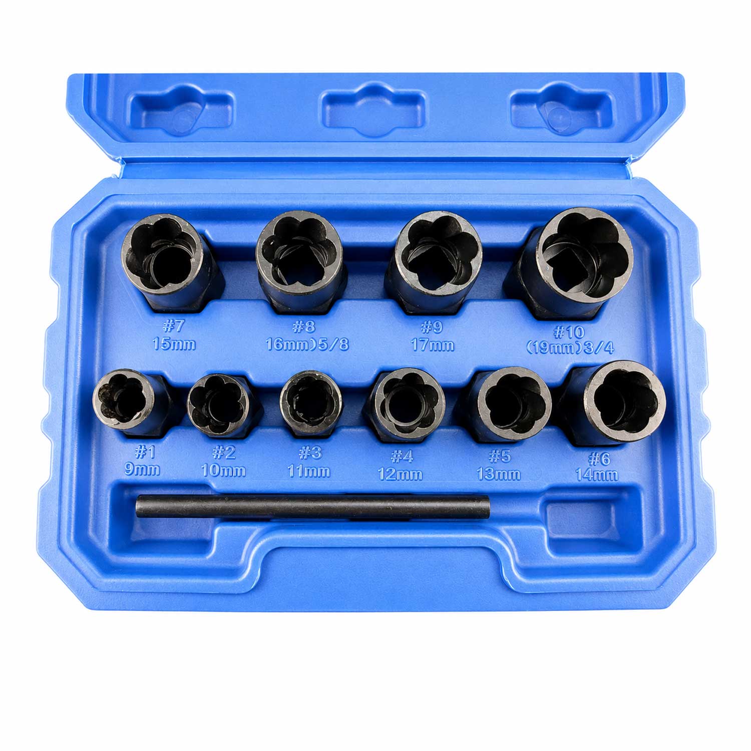 Sérült csavarhoz dugókulcs készlet 9-19 mm 11 db GEBO TOOLS